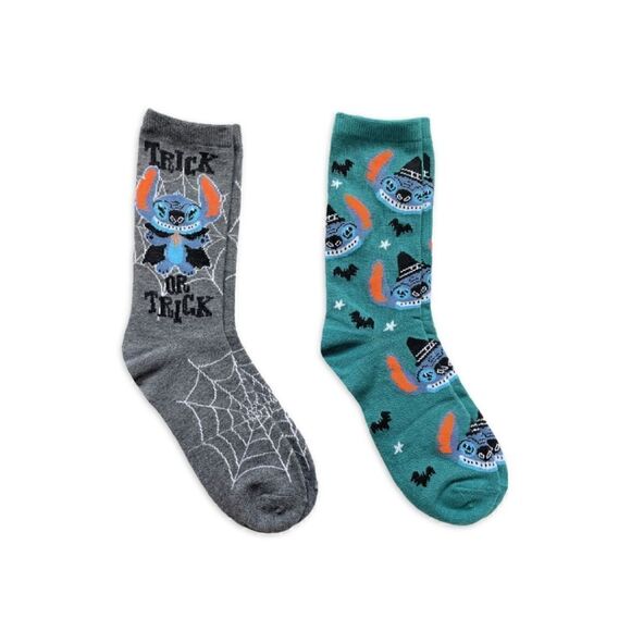 Nwt Disney Lilo & Stitch Halloween Christmas socks Bundle, one size - Picture 4 of 9